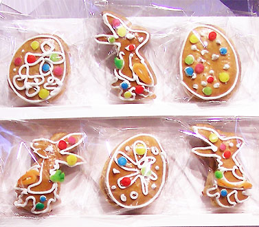 Paradise Gingerbread Easter Rabbits and Eggs