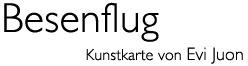 Titel: Kunstkarte &laquo;Besenflug&raquo;