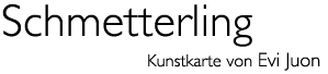 Titel: Kunstkarte &laquo;Schmetterling&raquo;